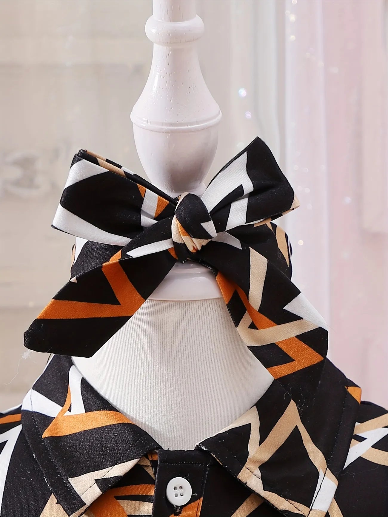 SHEIN Flying Sleeve Mesh Princess Skirt & Toddler Stylish Patchwork Shirt Dress