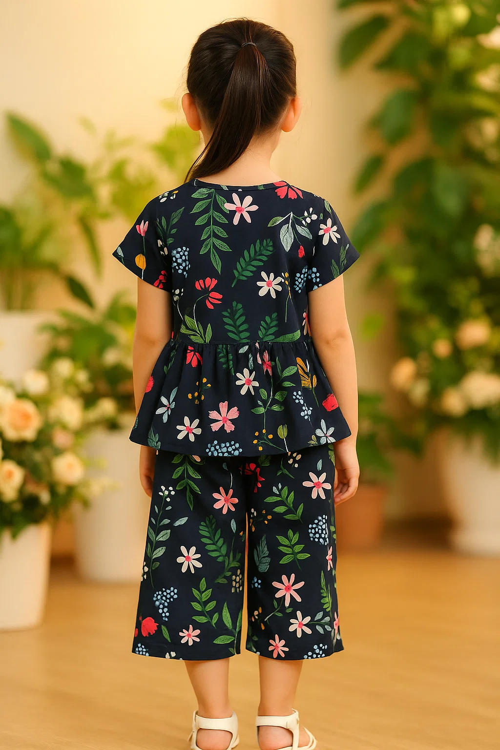 Floral Fancy Girls Trendy Twinset