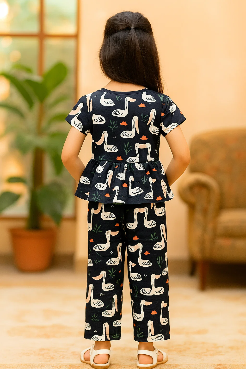 Navy Swan Duo Cordset