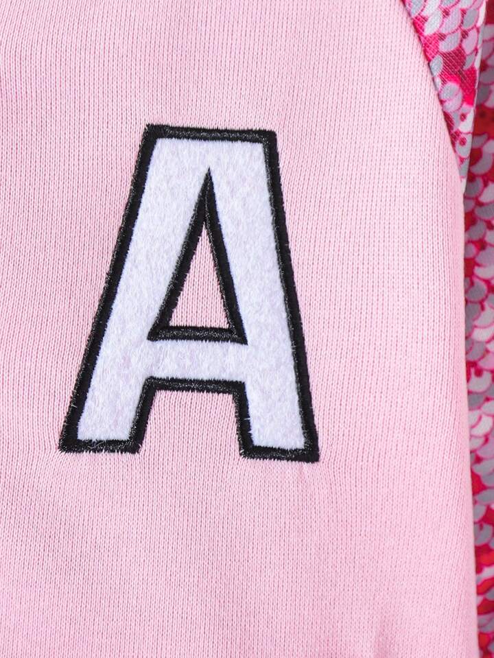 SHEIN Ace's Pink Sparkle Jacket
