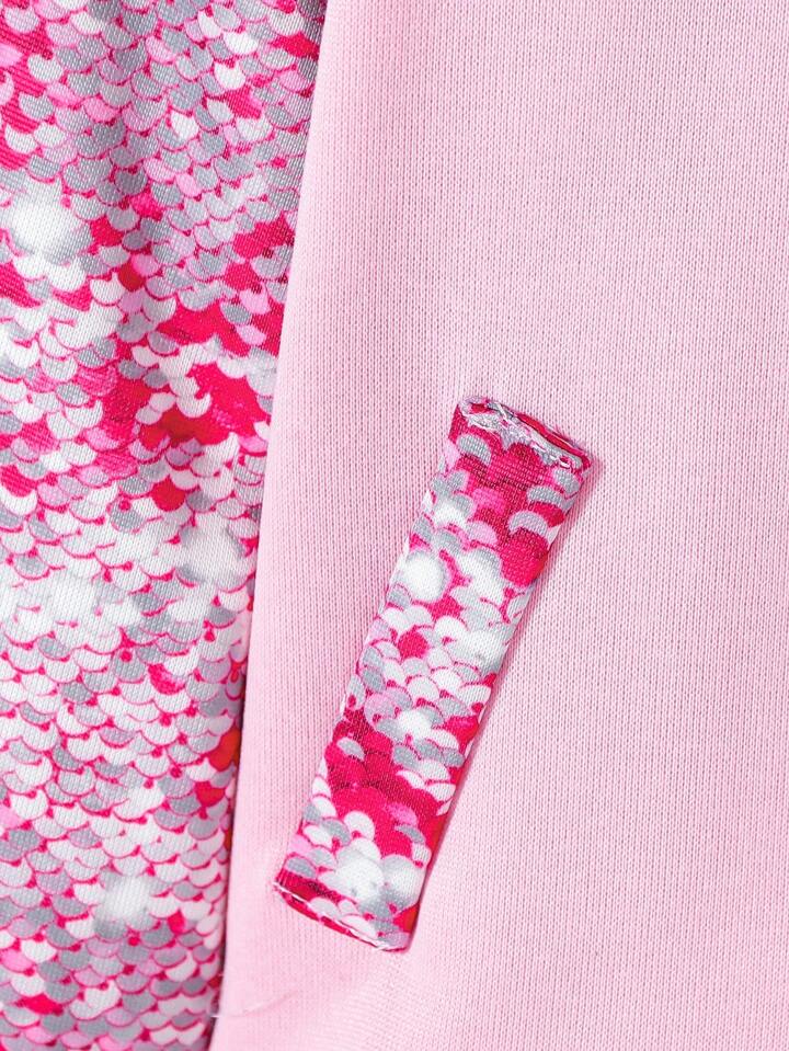 SHEIN Ace's Pink Sparkle Jacket