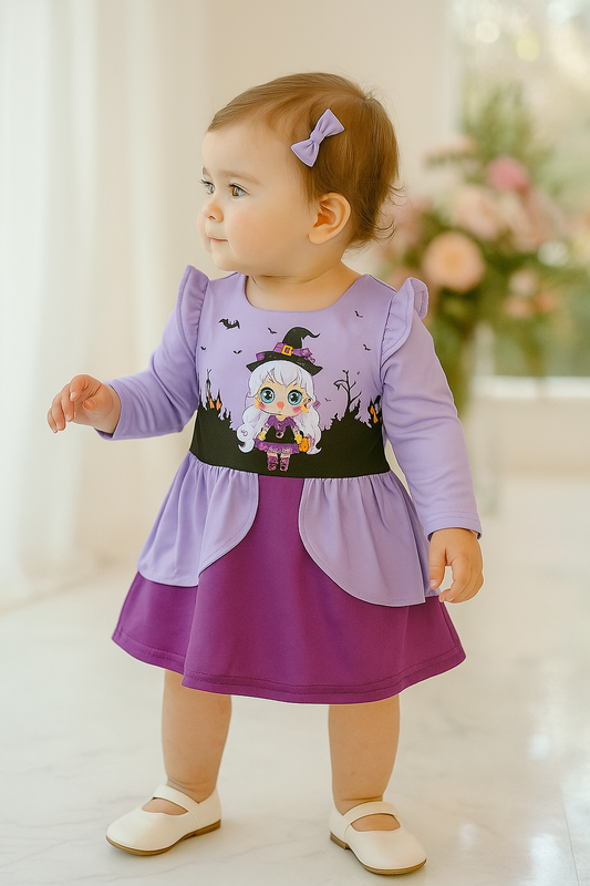 Shein Lavender Helloween Charm Dress