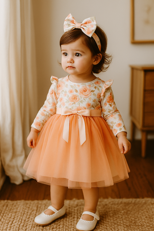 SHEIN Peach Perfection Dress