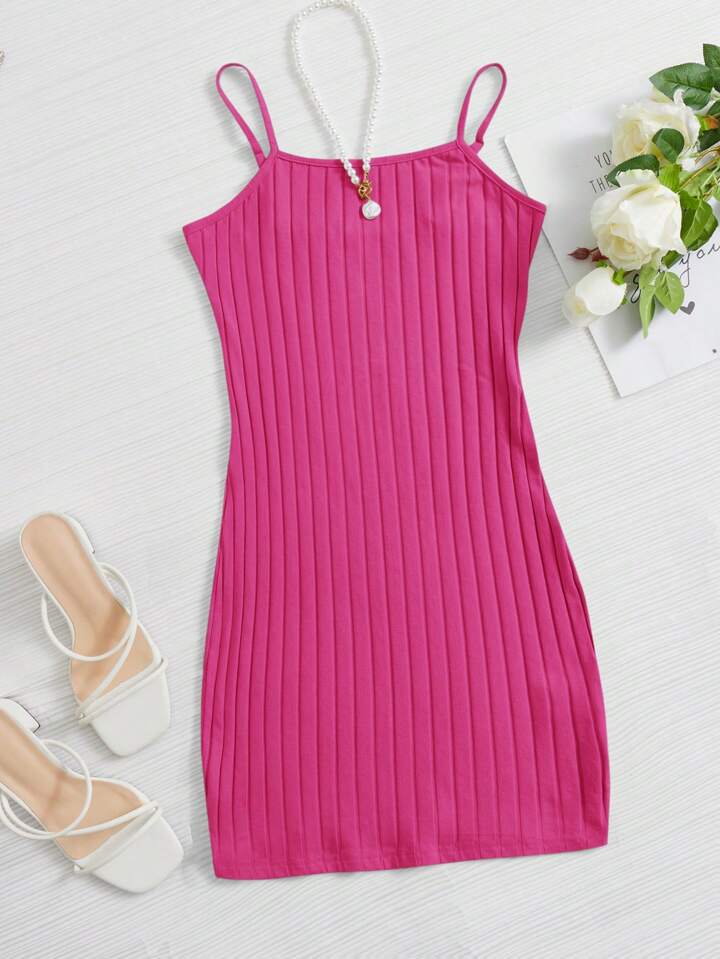 SHEIN Teenage Girls Cami Dress