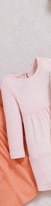 SHEIN PINK Baby Girls' Sweet & Soft A-Line Dress