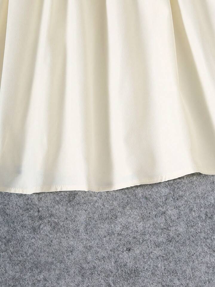Summer Baby Girl Ruffle Trim Flare Sleeve Shirt Dress