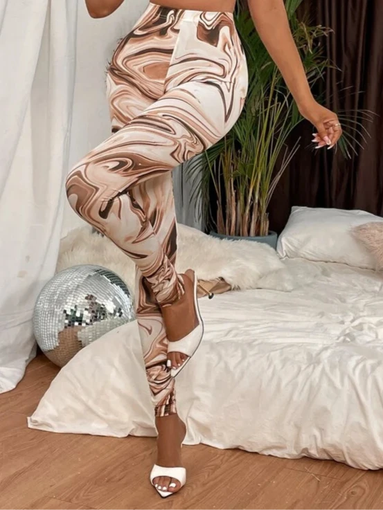 Trends SXY Marble Print Leggings