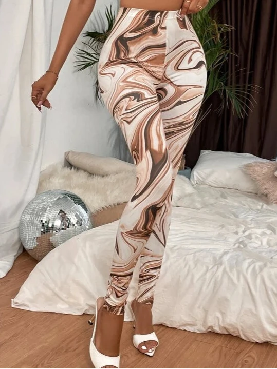 Trends SXY Marble Print Leggings