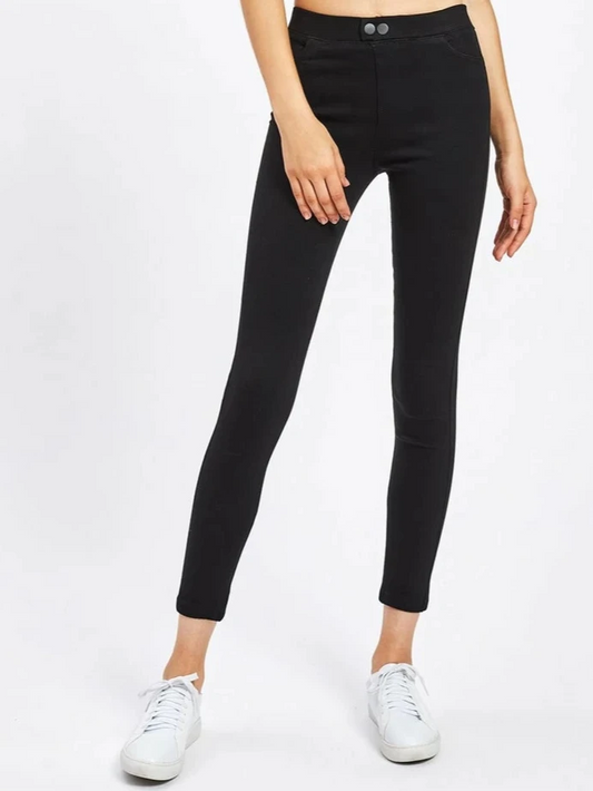 SHEIN MOOSTA High Waist High Stretch Skinny Ankle Jeggings