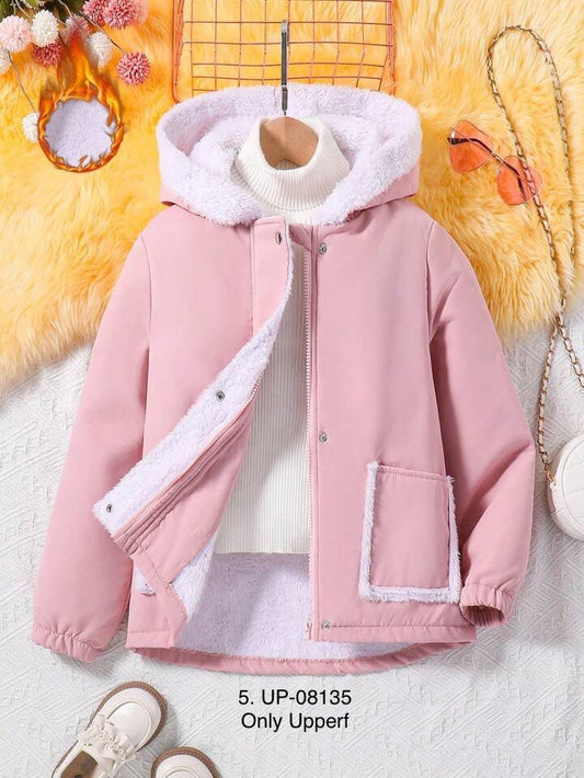 SHEIN Pink Puff Jacket